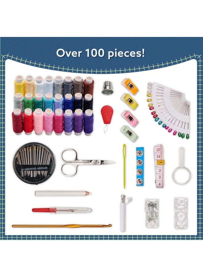 ARTIKA Sewing Kit, Over 100 Xl Quality Sewing Supplies, 30 Xl Spools Of Thread, Xl Sewing Kit For Diy, Beginners, Emergency, Kids, Summer Campers, Travel And Home - Image 3