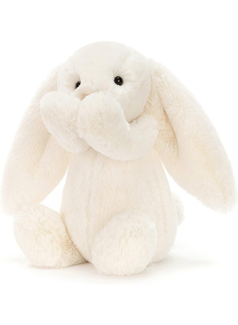 Cream Bunny Stuffed Animal, Medium 12 inches | Rabbit and Bunny Plush Toy | Classic Children's Gift - Image 2