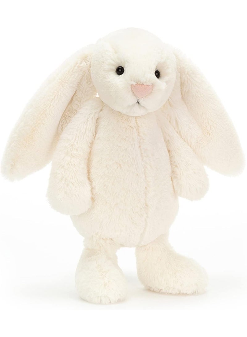 Cream Bunny Stuffed Animal, Medium 12 inches | Rabbit and Bunny Plush Toy | Classic Children's Gift - Image 5