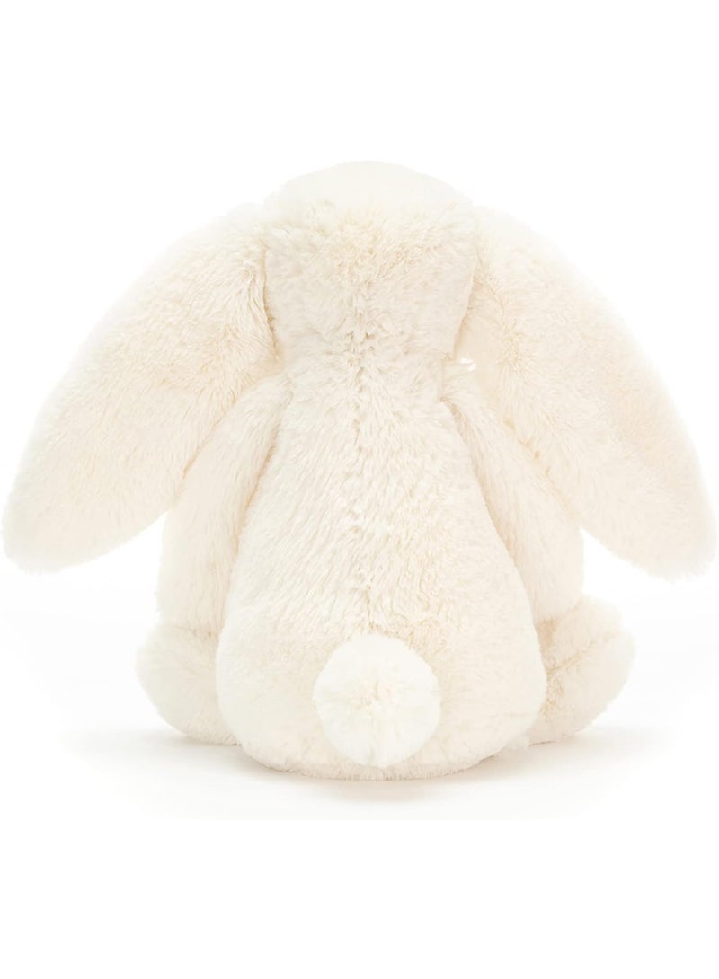 Cream Bunny Stuffed Animal, Medium 12 inches | Rabbit and Bunny Plush Toy | Classic Children's Gift - Image 4