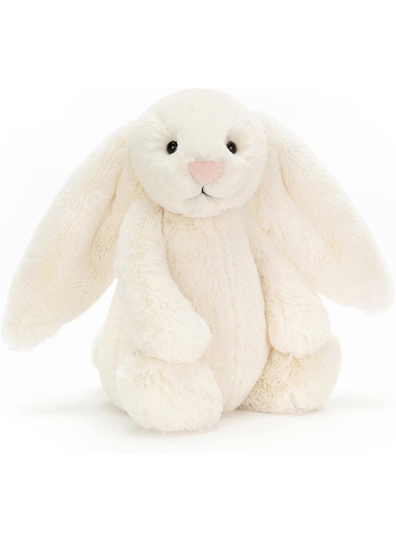 Cream Bunny Stuffed Animal, Medium 12 inches | Rabbit and Bunny Plush Toy | Classic Children's Gift - Image 1