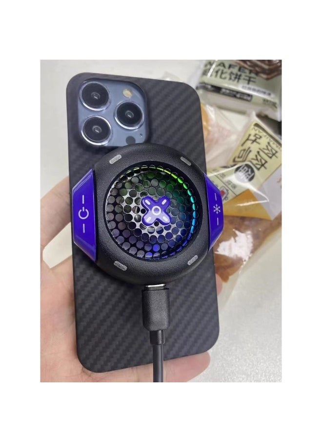 Lisen Magnetic Gaming Mobile Phone Cooler - Magnetic Ice Cooling Fan with Pubg fingers  - Image 5