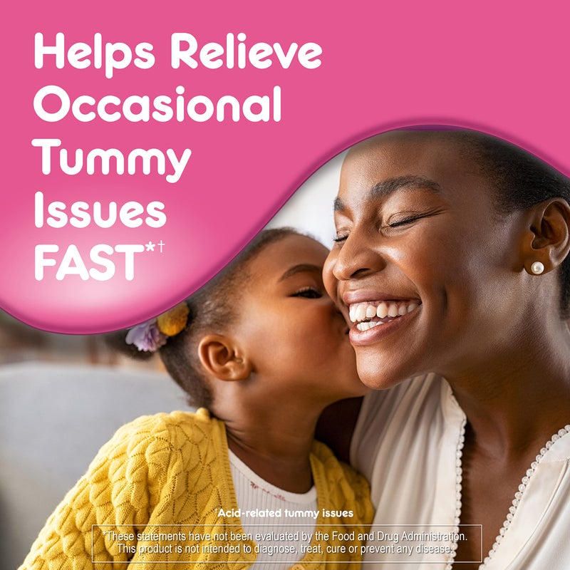 Pepto Bismol Pepto Kids Gummies, Helps Relieve Occasional Upset Stomach, Acid Indigestion, Sour Stomach and Heartburn, 72 Total (3 Packs of 24) - Image 5