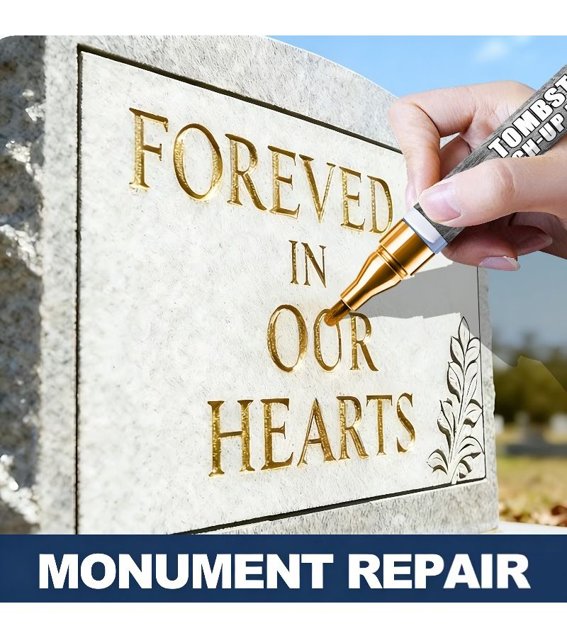 Black 20g Gravestone Lettering Repair Pen for Headstone Inscription Restoration - Image 4