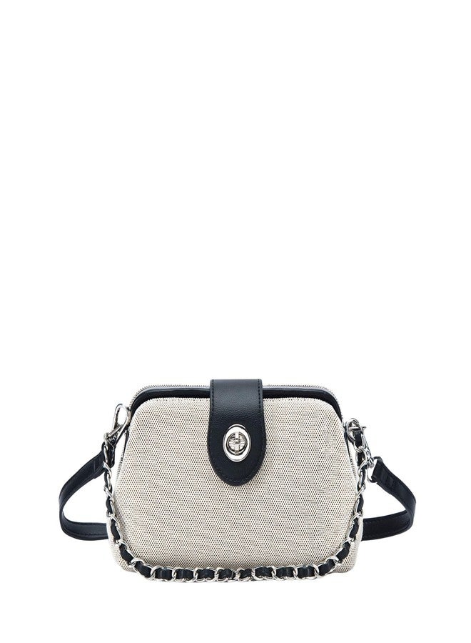 Lino Perros Voyage Blush Black Sling Bag - Image 1