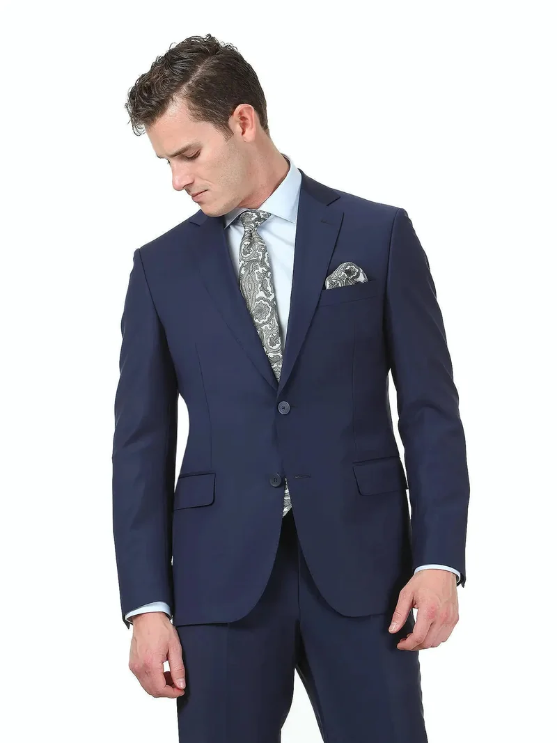 Kip Saks Regular Fit Wool Blended Suit