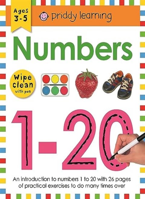 Numbers 1-20 Wipe And Clean Workbooks