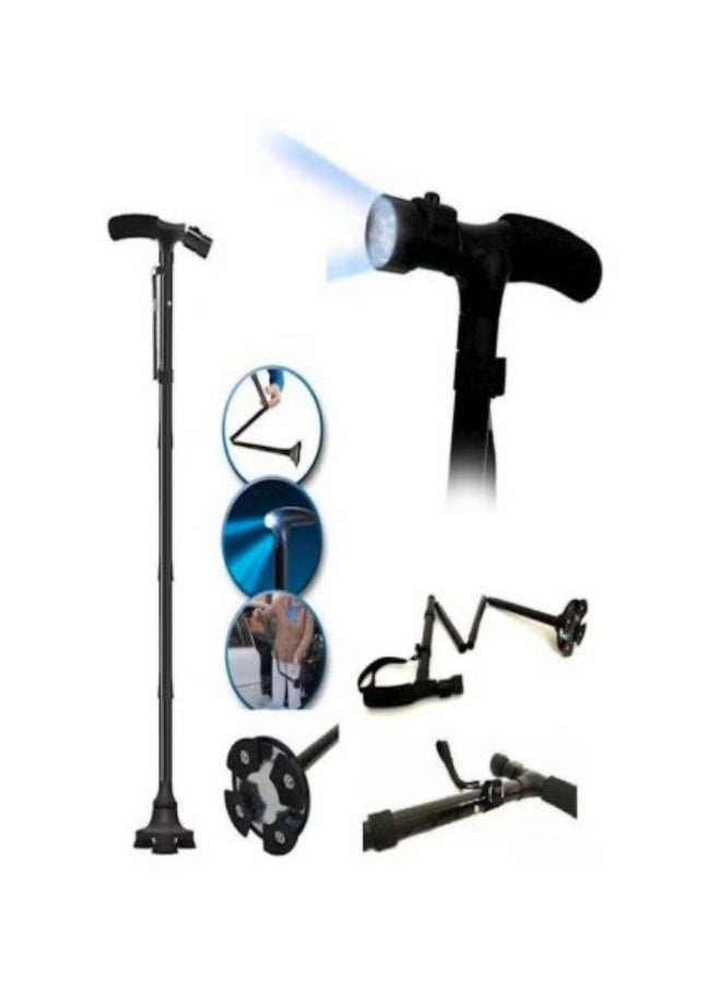 ريت كير عصا ماجيك للمشي شديدة الخفة مزودة بكشاف LED