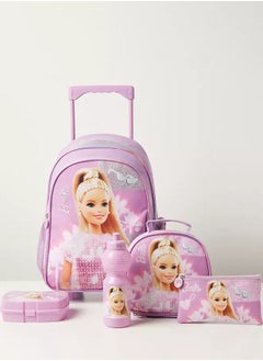 Barbie 5 Piece Backpack & Lunch Box Set