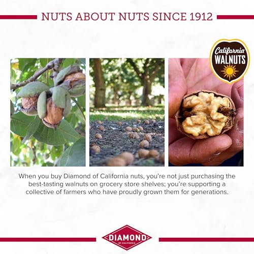 diamonds nuts Diamond of California Chopped Walnuts, Raw Walnuts for Baking, Snacking and Salads, 8 oz. - Image 3