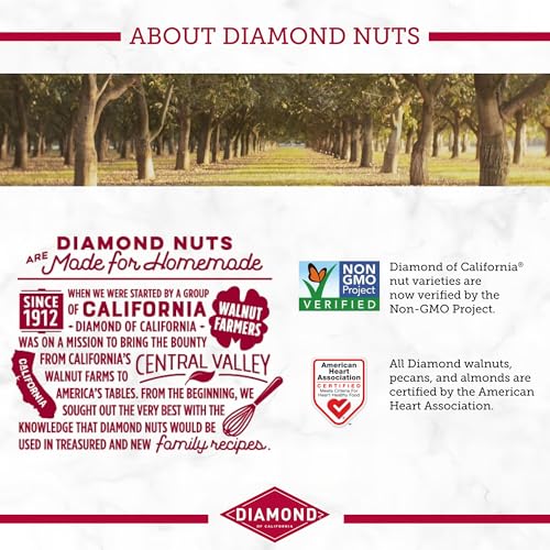 diamonds nuts Diamond of California Chopped Walnuts, Raw Walnuts for Baking, Snacking and Salads, 8 oz. - Image 2