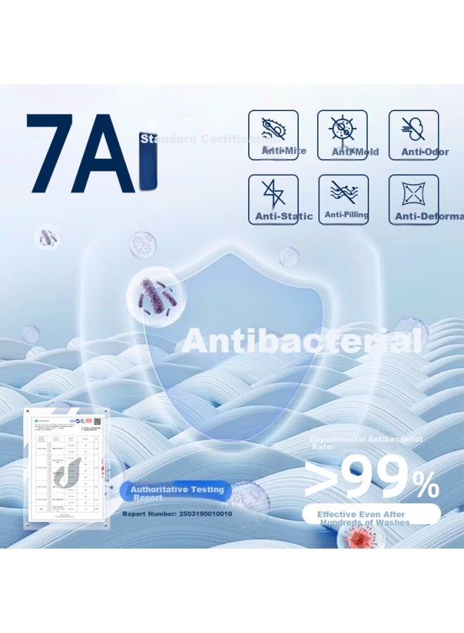 Silayi Summer Cooling Quilt, Air Conditioning Blanket, Cool Thin Quilt, Single Summer Season, Double Ice Silk Quilt, Machine Washable, Bare Sleeping, Children - Image 3