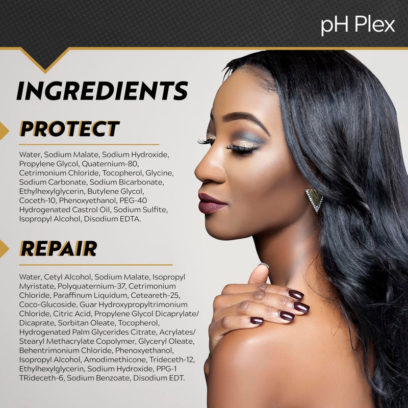 LIW pH Plex Relaxer Steps 1 & 2 Protect & Repair - Hair Care Treatment - Use with Home Hair Relaxer Products - Salon Quality Professional Results at Home - 1 Sachet of Steps 1 & 2 - Image 2