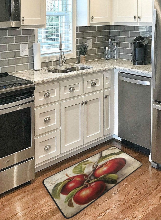 YETTASBIN Apples Kitchen Rug Non-Slip Large Floor Mat Anti Fatigue Standing Mat for Sink, Kitchen, Bedroom, Bathroom-39 x 20 Inch - Image 4