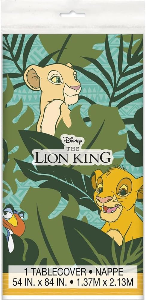 Unique Disney Lion King Rectangular Plastic Table Cover 54 x 84 1 Pc - Image 3