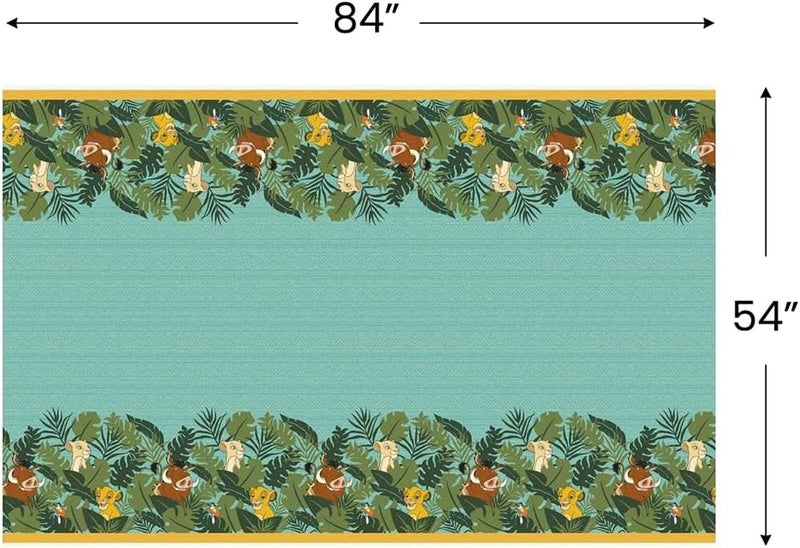 Unique Disney Lion King Rectangular Plastic Table Cover 54 x 84 1 Pc - Image 2