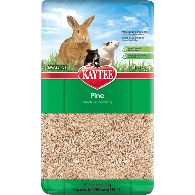 Kaytee Small Animal Pine Bedding For Pet Guinea Pigs, Rabbits, Hamsters, Gerbils, and Chinchillas, 19.7 Liter - Image 1
