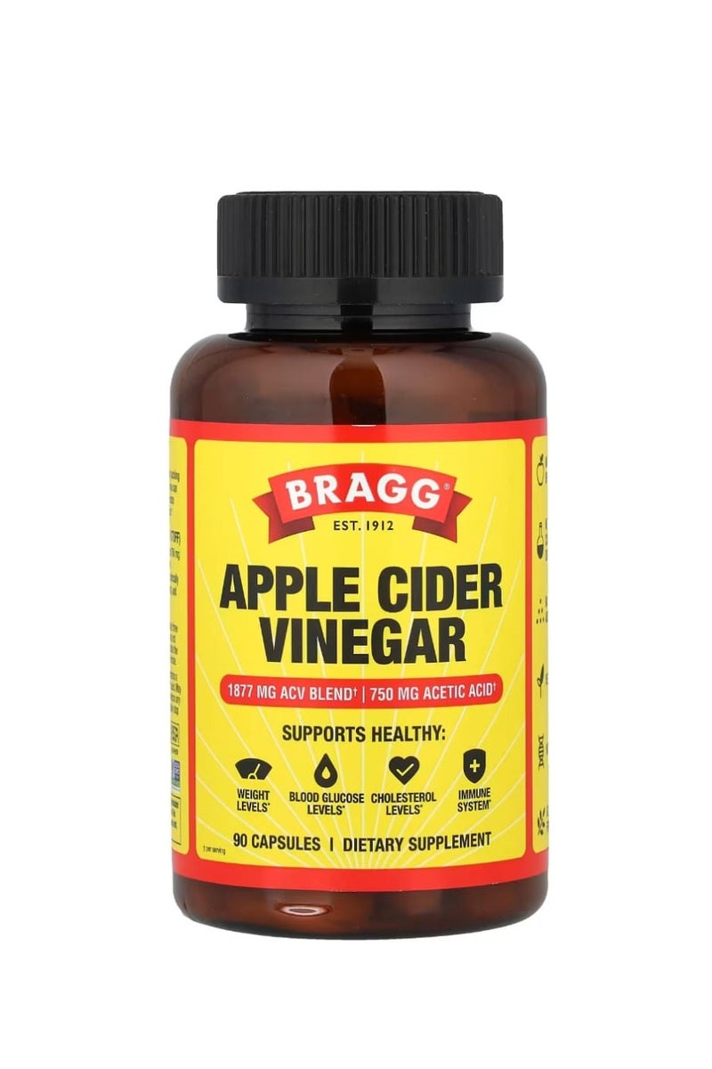Bragg Apple Cider Vinegar 90 Capsules - Image 1