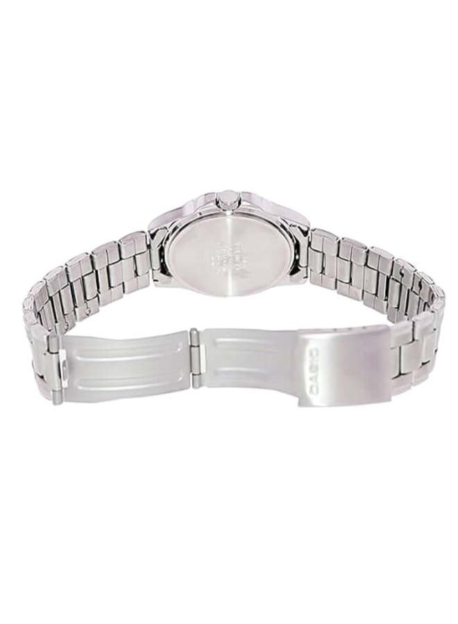 كاسيو ساعة يد بعقارب مقاومة للماء طراز LTP-1215A-1A2DF مقاس 28 مم - لون فضي رجال - Image 4