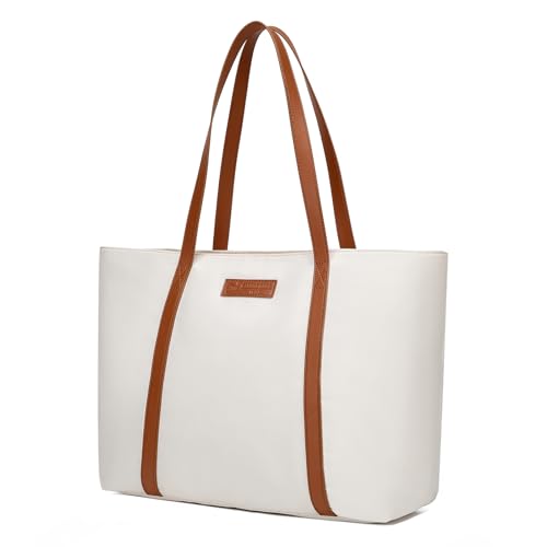 BUG Lightweight Women Laptop Tote Bag for Work, Casual Handbag for Travel Beach College Teacher - Image 1