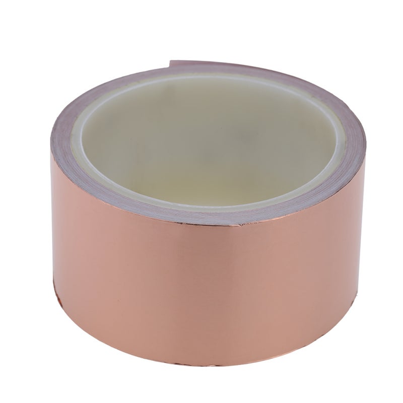 Copper Foil Tape Single Conductive Adhesive - Non-Oxidation Strong Adhesion EMI Shielding Tape for Electric Guitar Home Electronics DIY Projects - Image 3