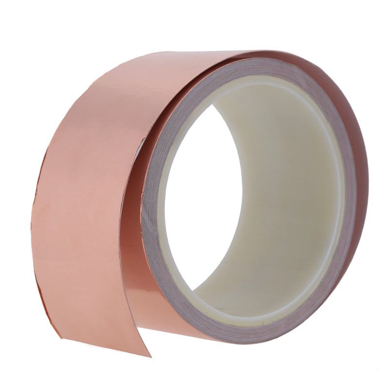 Copper Foil Tape Single Conductive Adhesive - Non-Oxidation Strong Adhesion EMI Shielding Tape for Electric Guitar Home Electronics DIY Projects - Image 4