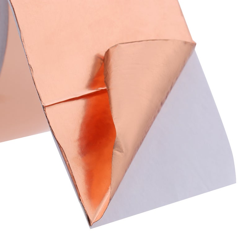 Copper Foil Tape Single Conductive Adhesive - Non-Oxidation Strong Adhesion EMI Shielding Tape for Electric Guitar Home Electronics DIY Projects - Image 2