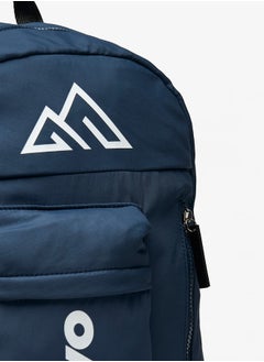 Oaklan by Shoexpress Boys by Shoexpress Logo Print Backpack with Adjustable Straps - 42x30x16 cm  - Image 3