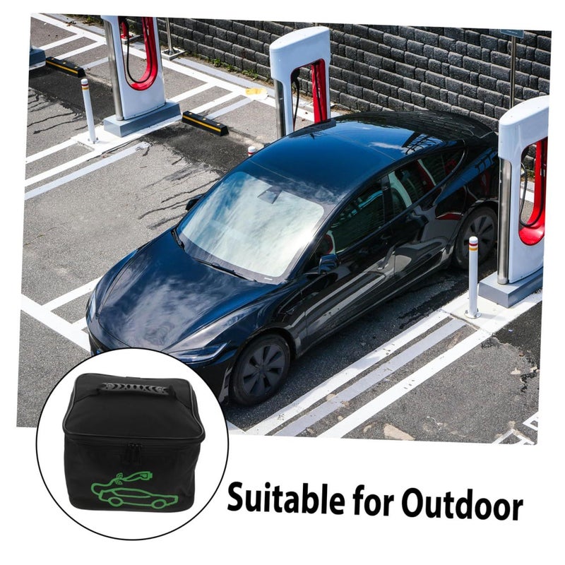 Heavy Duty Electric Car Charger Organizer Tool Bag Cable Storage Case For RV - Image 4