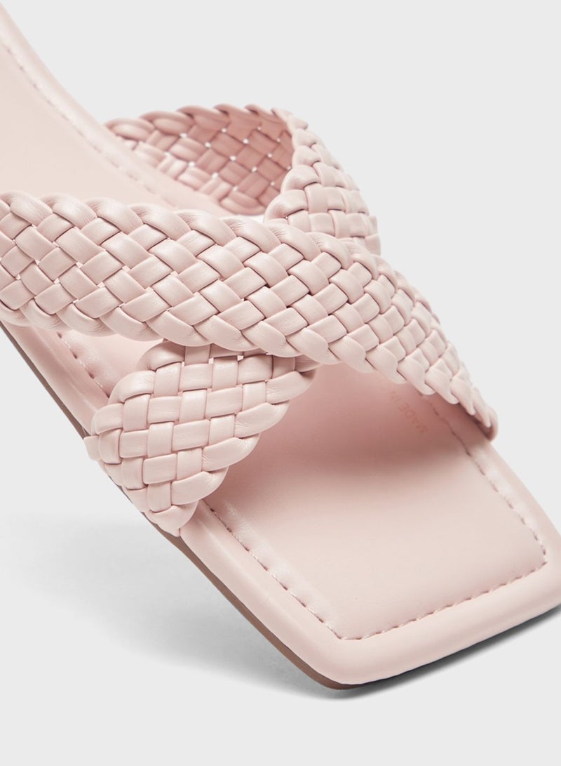 shoexpress Casual Quilted Flat Slides - Image 4