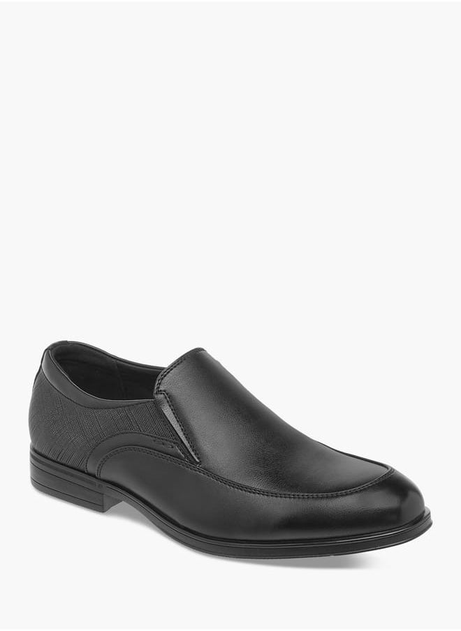 LBL by Shoexpress Men Textured Slip-On Loafers  - Image 2