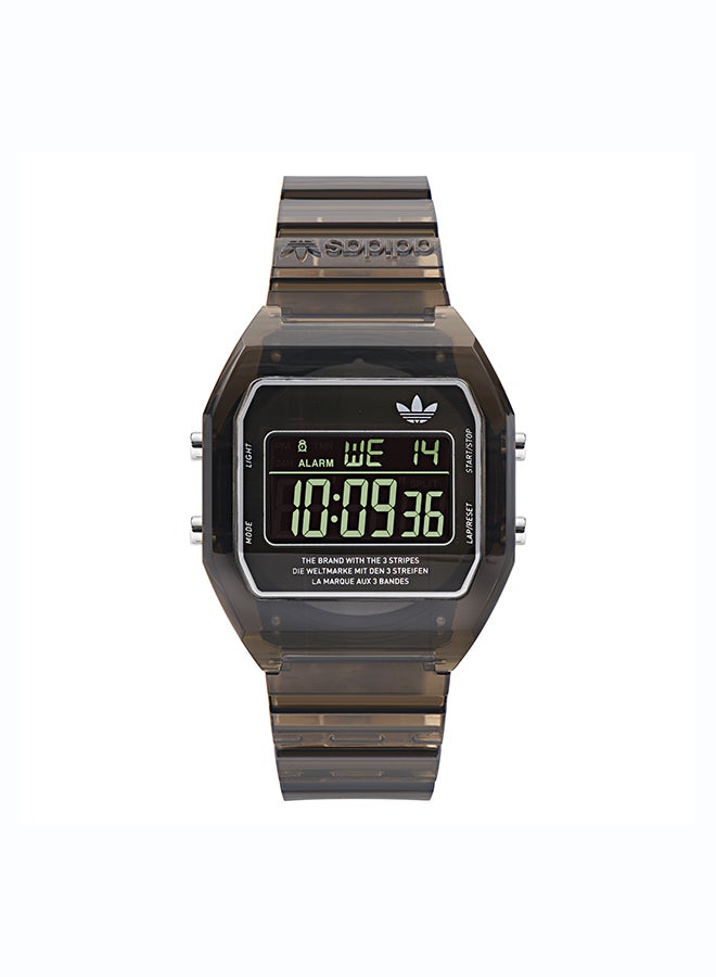 Adidas Uw Digital Two Crystal Blk Cs Blk Dl 36Mm Dig Blk Rs Ss24 - Image 1