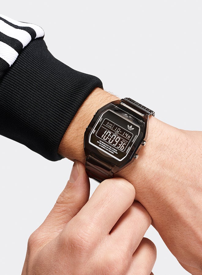 Adidas Uw Digital Two Crystal Blk Cs Blk Dl 36Mm Dig Blk Rs Ss24 - Image 4