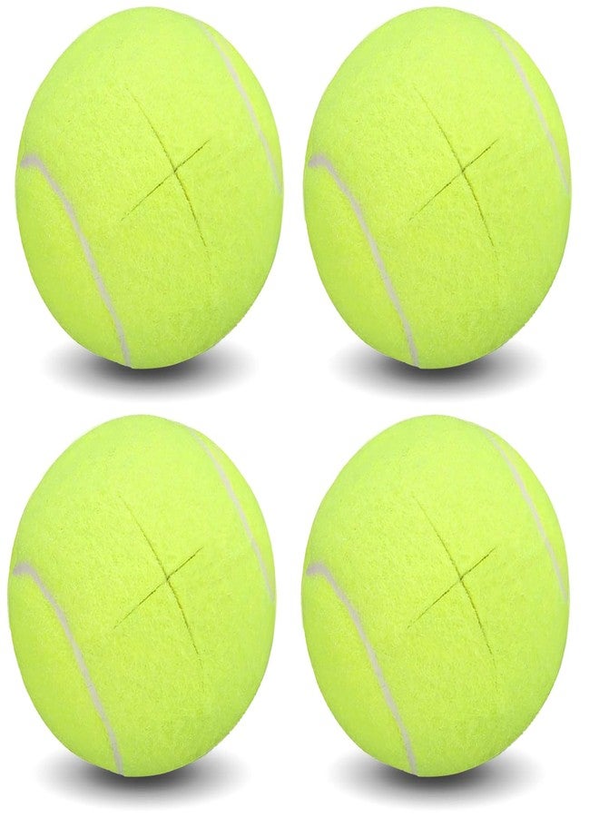 ANCKNE Walker Tennis Balls Precut Tennis Balls for Walkers 4PCS Walkers Legs Universal Precut Glide Balls, Heavy Duty Long Lasting Felt Pad Glide Coverings for Floor Protection (Yellow) - Image 1