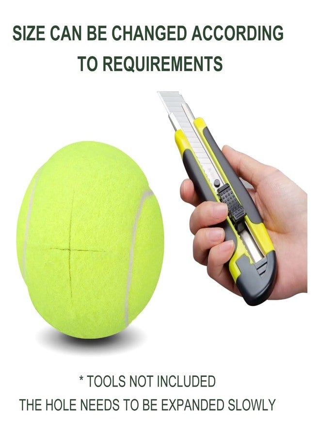 ANCKNE Walker Tennis Balls Precut Tennis Balls for Walkers 4PCS Walkers Legs Universal Precut Glide Balls, Heavy Duty Long Lasting Felt Pad Glide Coverings for Floor Protection (Yellow) - Image 5