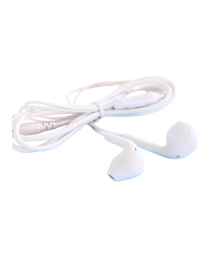 AROAQ 3.5mm Stereo In Ear Headphones, Universal Wired Control Earphone, Comfortable Hifi Sound Sports Music Earbuds, Portable Stylish Wired Headsets With Microphone And Button Control, (1pc, White) - Image 1