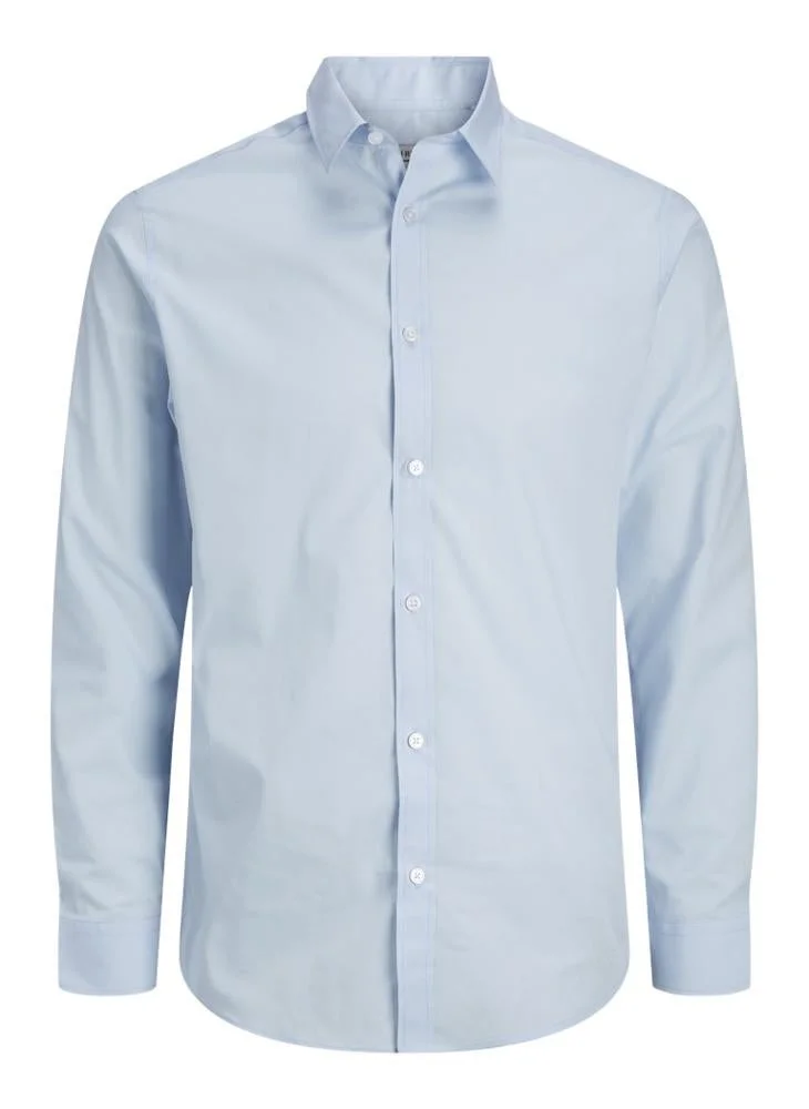 JJ Rebel Long sleeve slim fit solid shirt