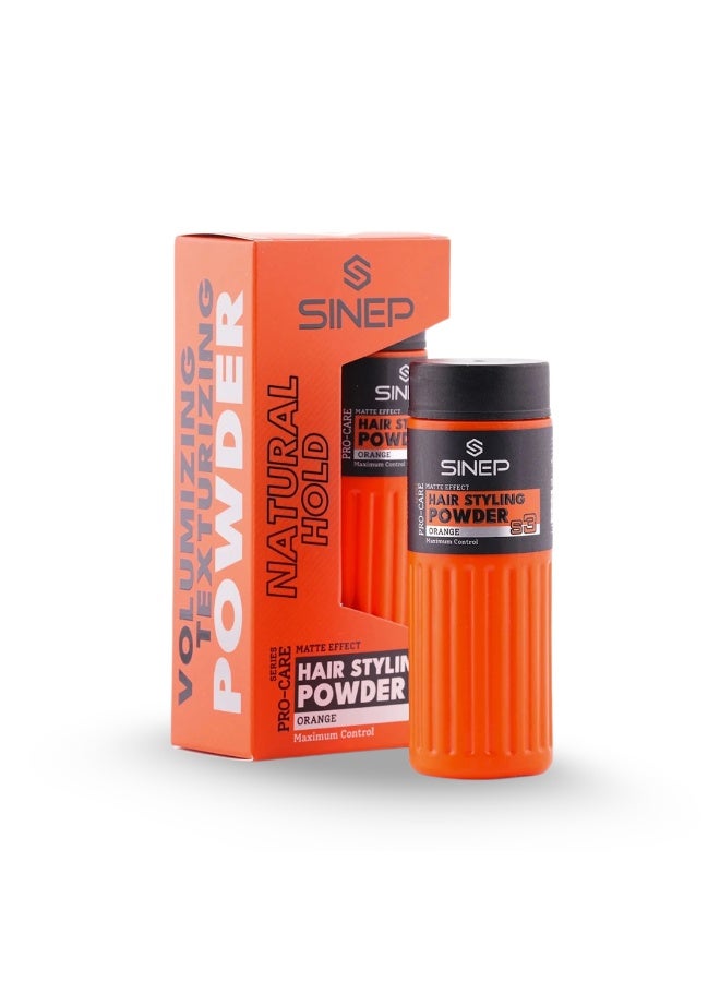 SINEP HAIR STYLING POWDER 20G - S3 ORANGE - Image 1
