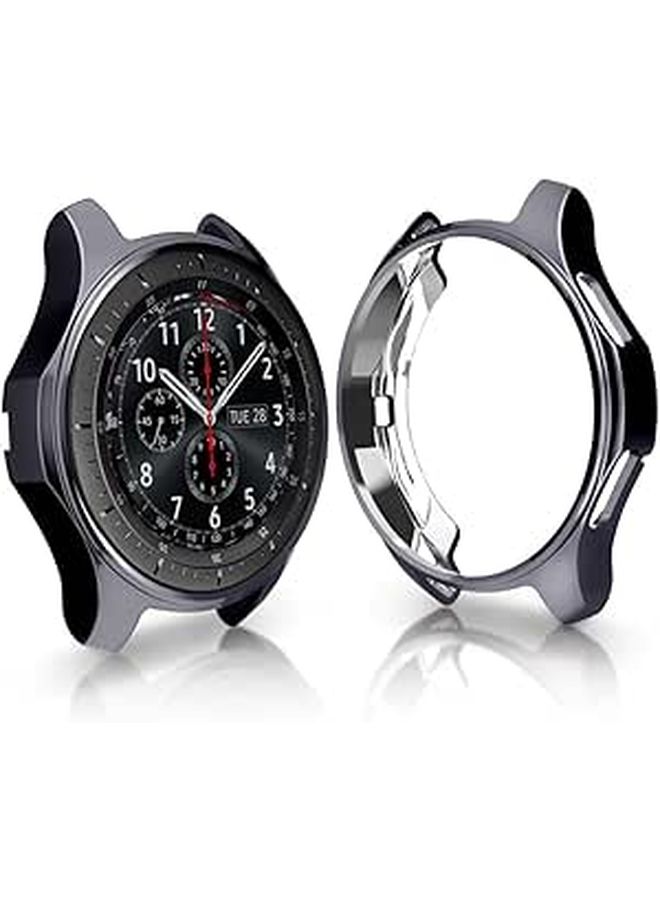 TPU Slim Shockproof Protective Watch Cover Case Gray Easy Access To Buttons For Smartwatch - Image 1