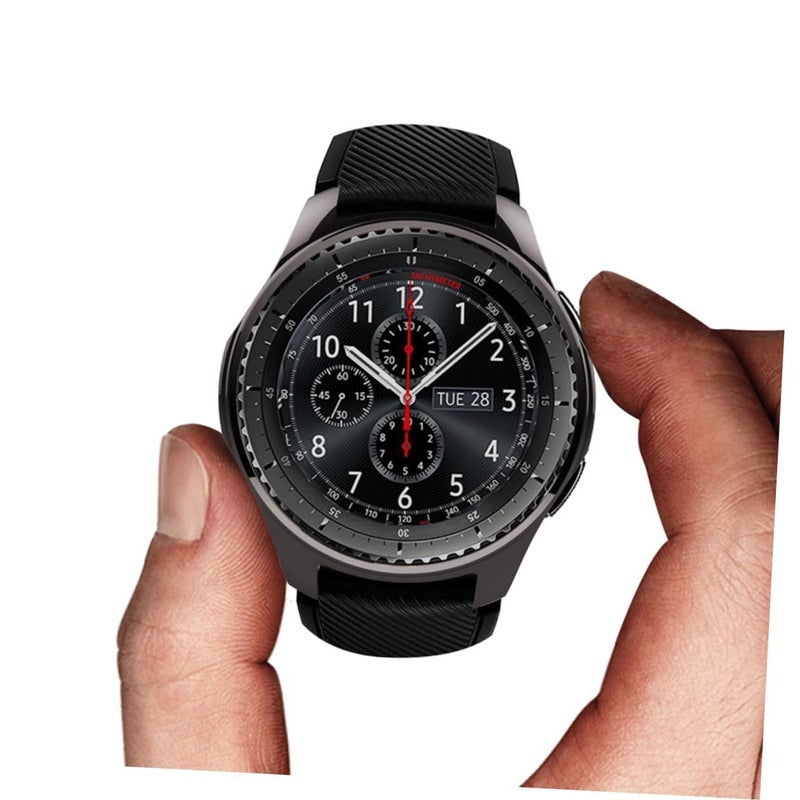 TPU Slim Shockproof Protective Watch Cover Case Gray Easy Access To Buttons For Smartwatch - Image 3