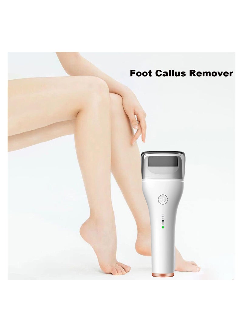 Excefore Electric Foot File, Foot Callus Remover Professional Rechargeable Feet Hard Skin Remover with 3 Rollers and 2 Speeds Waterproof Dry Dead Skin Remover - Image 2