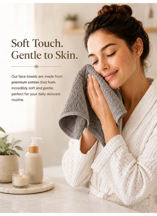 Multicolor Face Towel Set
