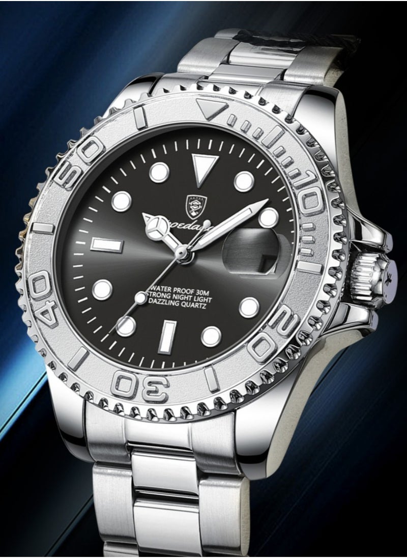 POEDAGAR Man Watch , Waterproof Luminous Men's Watch Quartz，Men's Wrist Watches 42mm  - Image 2