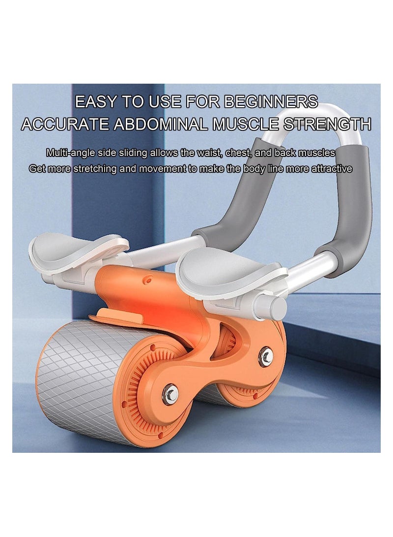 Y&D 2023 New  Abs Exercise Wheel Roller, Abdominal Exerciser with Elbow Support, Adjustable Spring and Non-Slip Handles for Men Women - Image 3