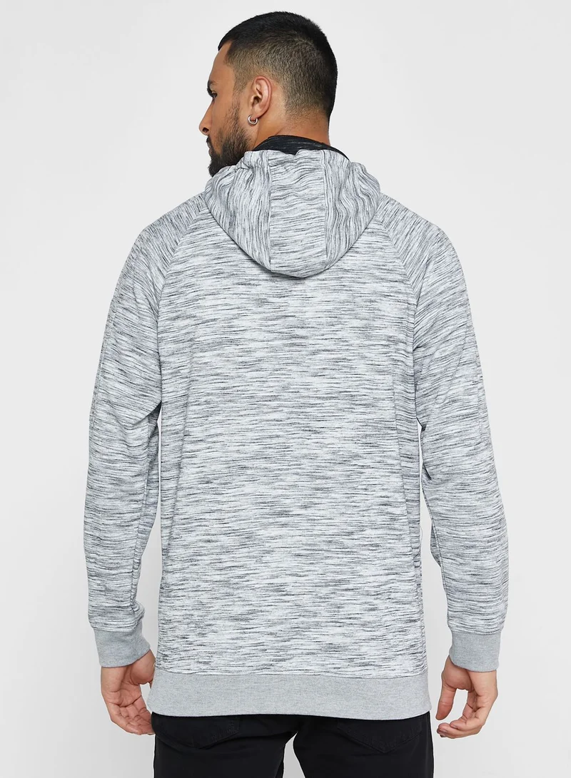 BRAVE SOUL Raglan Sleeve High Neck Hoodie