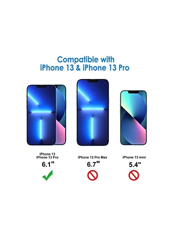 PROMASS Privacy Screen Protector for iPhone 13/13 Pro 6.1-Inch, Anti Spy Tempered Glass Film, 2-Pack - Image 3