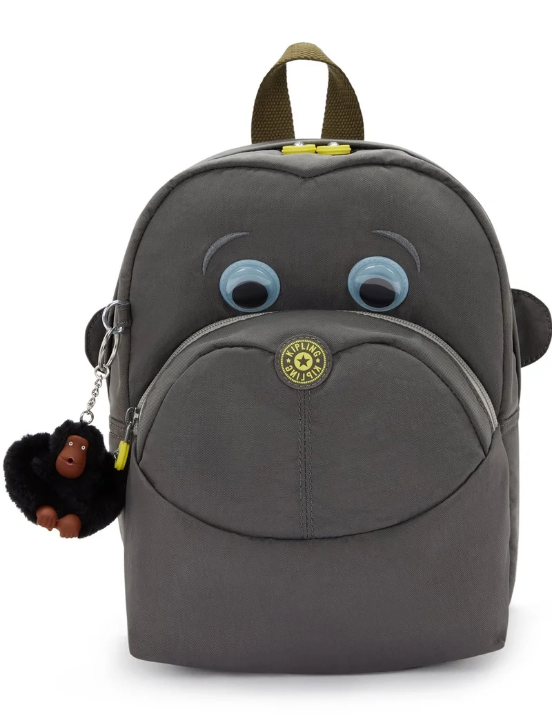 kipling Faster Kids Unisex Backpack - Back To Grey
