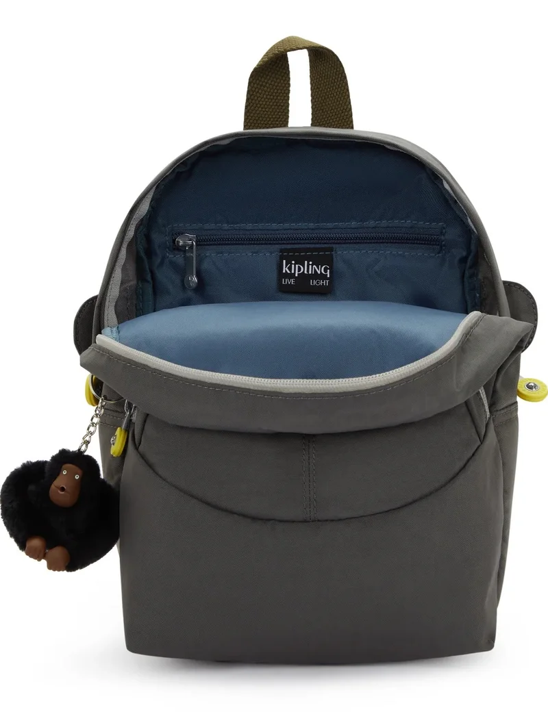 kipling  faster kids unisex backpack - back to grey  | Best Price UAE