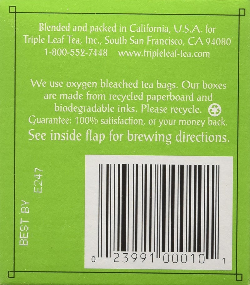 Triple Leaf Teas - Dieter's Green Herbal Tea, 20 bag - Image 3