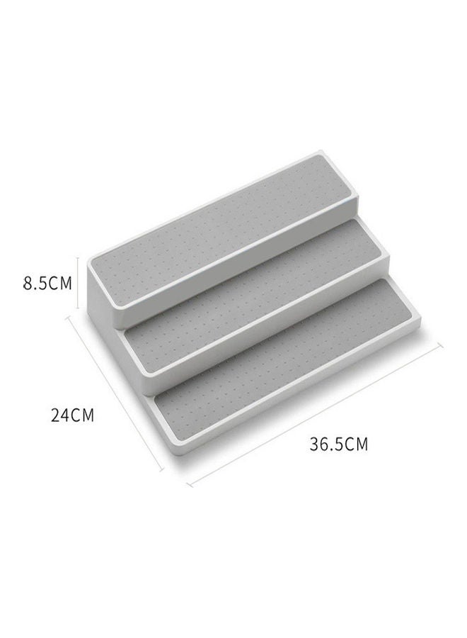 Alyashmac 2-Piece Spice Rack Set Grey/White 36.5x24x8.5cm - Image 2